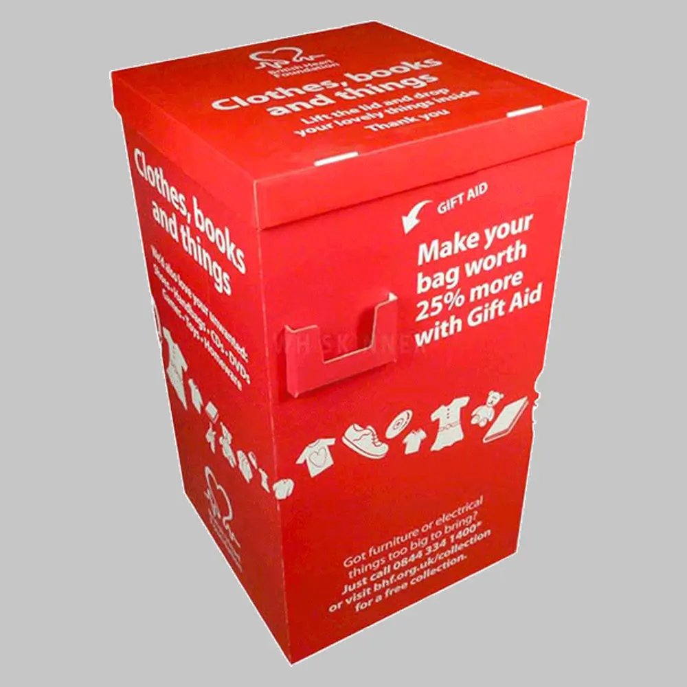 Cardboard Donation Box1